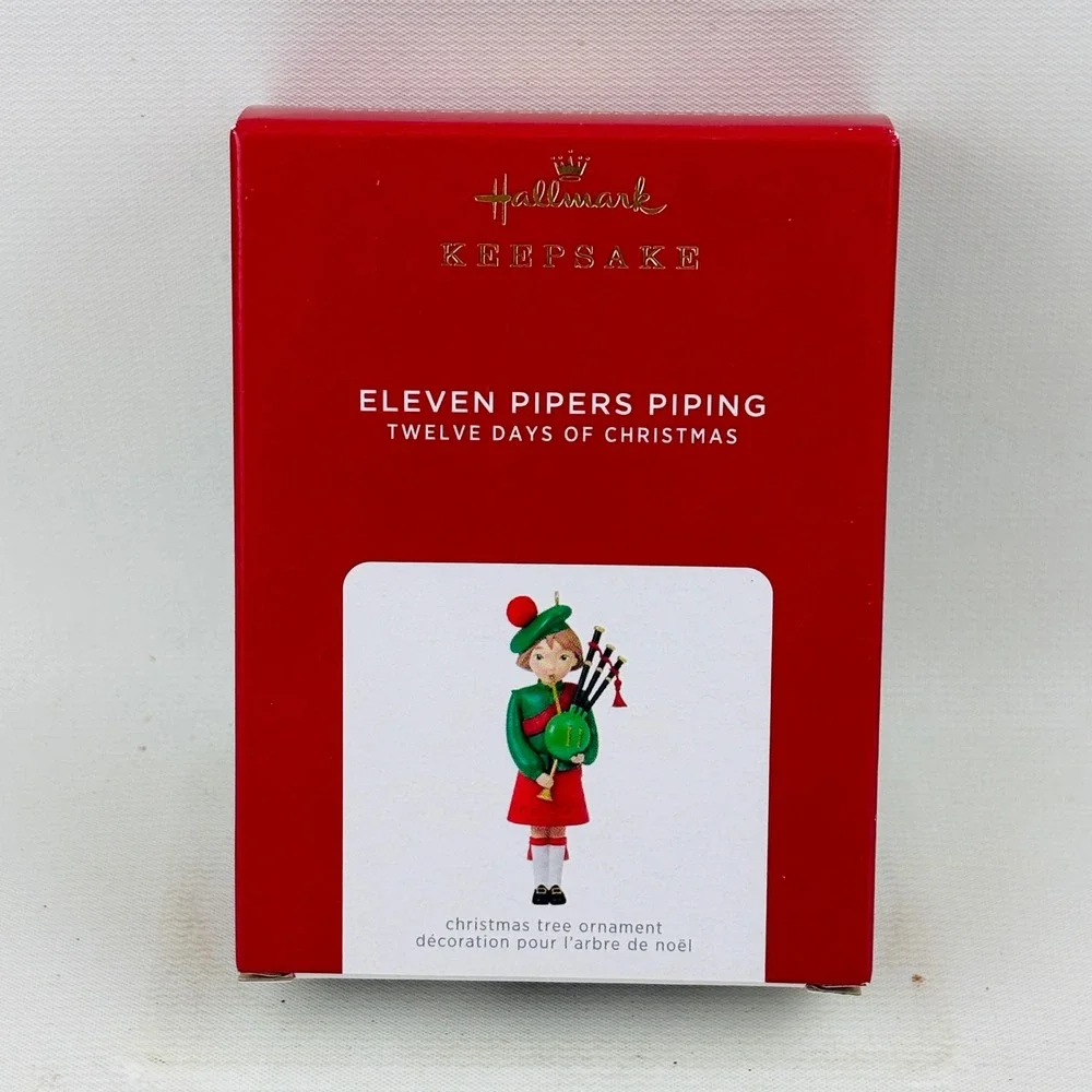Hallmark Twelve Days of Christmas‎ Eleven Pipers Piping Keepsake Ornament 2021